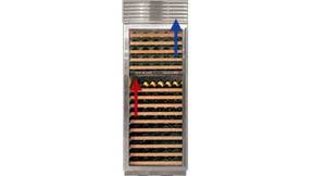 Шкафы винные (холодильники) Sub-Zero, информационная табличка.
